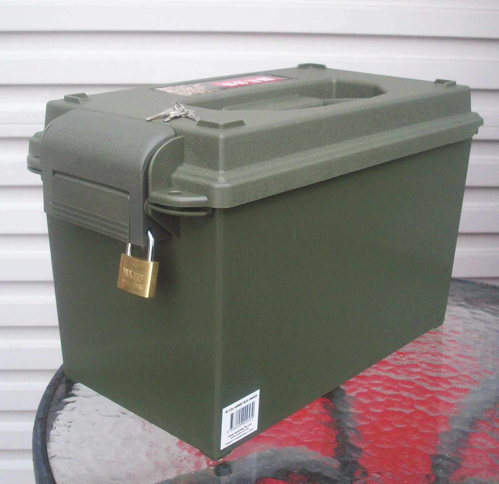 ARMY PLASTIC AMMO BOX LARGE NEW MADE