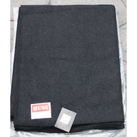 DARK GREY WOOL ARMY BLANKET - REPRODUCTION 65% WOOL