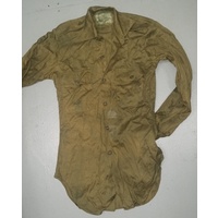 AUSTRALIAN ARMY ISSUE GREEN COTTON SHIRTS GRADE 2 SIZE 33"