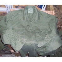 AUSTRALIAN ARMY ISSUE GREEN COTTON SHIRTS USED SIZE 38