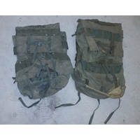 AUSTRALIAN LARGE PACK GREEN (NAM) USED CONDITION - POST WAR WITH WEBBING WELL USED