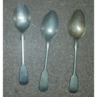 ANTIQUE HOUSEHOLD CUTLERY GOOD USED CONDITION - EUROPEAN TEA SPOON