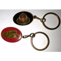 MILITARY KEY RINGS - AUSSIE/KIWI DOUBLE SIDED