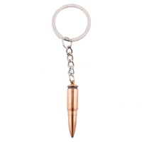 BULLET KEY RINGS - PISTOL SMALL CHINESE ROUND 25mm LONG