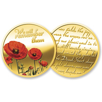 MINT SEALED MEDALLIONS - GOLD PLATED