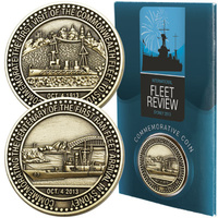 COLLECTIBLE PENNIES - INT FLEET REVIEW COMMEMORATIVE 28mm Dia