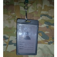 I.D. CARD HOLDER  - PLASTIC DOUBLE SIDED