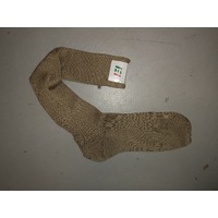 ITALIAN  ARMY KHAKI COTTON KNEE LENGTH SOCKS