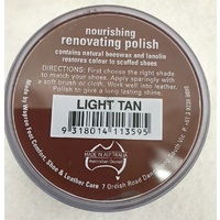 WAPROO BOOT POLISH - LIGHT TAN
