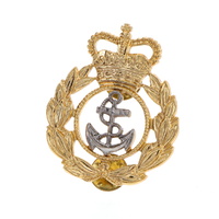 RAN SLOUCH HAT/BERET BADGE - CPO MINT GENUINE ISSUE