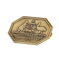 ADF COMMENDATION BADGE - BRONZE COAT OF ARMS