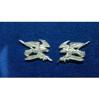 ARMY COLLAR BADGES 2 CAV PAIR