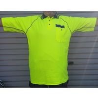 YAKKA HI-VIS SAFETY POLO SHIRT