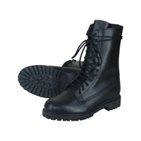 EX-ADF G.P. BOOTS BLACK LEATHER NEW
