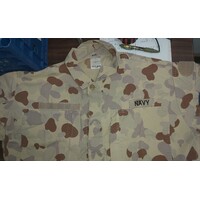 DPDU SHIRTS 2006 PATTERN USED 120cm - no label NAVY TAG SEWN ON FRONT OF SHIRT