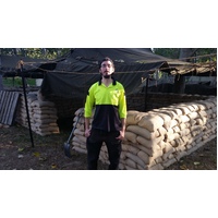 SAND BAGS - HESSIAN ARMY QUALITY - 100 BAGS