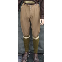 AIF MOUNTED PATTERN BREECHES KHAKI TAN