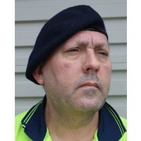 WOOL MILITARY BERET - NAVY BLUE SIZE LARGE 58-60cm