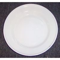FLAT ENAMEL PLATE 24cm