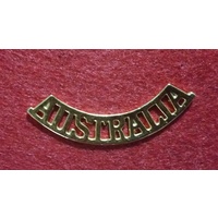 AUSTRALIA SHOULDER TITLES KOREA VIETNAM MODERN GOLD - PAIR