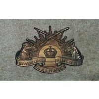 14TH LIGHT HORSE RISING SUN HAT BADGE WW1 MILITIA
