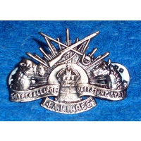 14TH LIGHT HORSE RISING SUN COLLAR BADGE