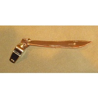 BRITISH OFFICERS WHISTLE BUTTON HOLDER & SCOUT TYPE WHISTLE