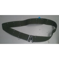 U.S. WEB PISTOL BELTS - M43 OLIVE GREEN ADJUSTABLE LIGHTWEIGHT LARGE WAIST 48"