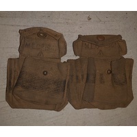 1937 PATTERN PISTOL AMMUNITION POUCH M.E. CO 1940/41 GOOD USED CONDITION