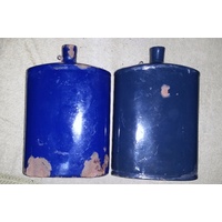 ORIGINAL USED ENAMEL WATER BOTTLE - WW1 ISSUE