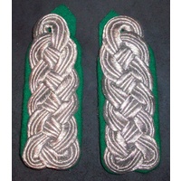 EAST GERMAN DDR SHOULDER RANK BOARDS - FRONTIER TROOPS SEBIOR OFFICER PAIR
