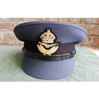 WW2 RAF / RCAF / RNZAF / RSAAF OFFICERS PEAK CAP