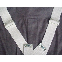 1908 PATTERN BRASS BUCKLES - PAIR 2 1/2"