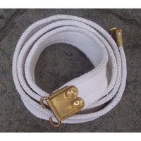 SMLE WEB RIFLE SLING PARADE WHITE WEBBING