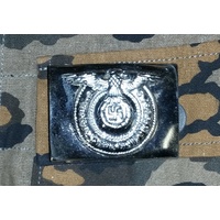 WW2 GERMAN BELT BUCKLE - SS SILVER