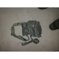 POLISH ISSUE RAIN DROP CAMOUFLAGE GAS MASK BAG - UNISSUED
