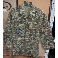 SOUTH KOREAN ROK TIGER CAMO SHIRTS - no10 size 36" SGT 1st Class - stain on left sleeve