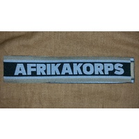WW2 GERMAN AFRIKA CORPS CUFF TITLE - TROPICAL SOLDIERS BEVO