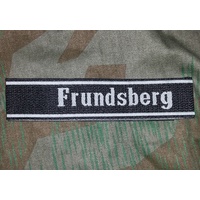 WW2 GERMAN SS CUFF TITLE - FRUNDSBERG