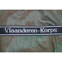 WW2 GERMAN SS CUFF TITLE - Vlaanderen korps