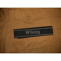 WW2 GERMAN SS CUFF TITLE - WIKING