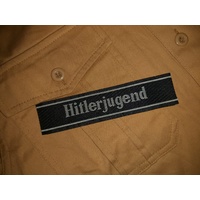 WW2 GERMAN SS CUFF TITLE - HITLERJUGEND