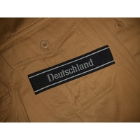 WW2 GERMAN SS CUFF TITLE - DEUTSCHLAND