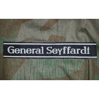 WW2 GERMAN ARMY CUFF TITLE - General Seyffardt