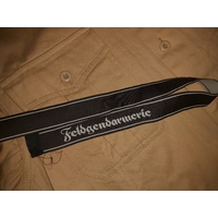 WW2 GERMAN ARMY CUFF TITLE - Feldgendarmerie  TROPICAL
