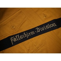 WW2 GERMAN ARMY CUFF TITLE - FALLSCHRIM DIVISION  EMBRIODERED