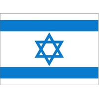 LARGE NYLON FLAGS   3 X 5  ISRAEL