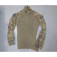 ADF AMCU AUSTRALIAN ARMY COMBAT VEST UNDERSHIRT USED - SIZE S-R  82-92cm tear in rear of body, FADED