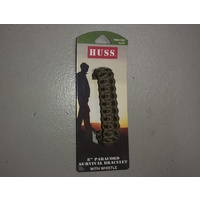 PARA CORD SURVIVAL BRACELET with whistle  OLIVE