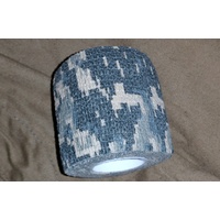CAMO PATTERN TAPE - STRETCHY FABRIC DARK DIGITAL CAMO ROLL